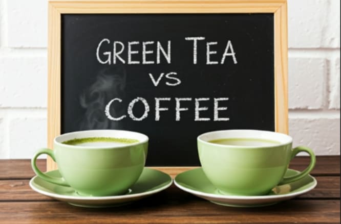 Green Tea vs Coffee: Nutrition, Benefits, Taste, Preparations, and Side Effects